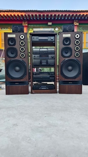 建伍9300组合音响二手HIFI音箱原装正品音质好进口正品