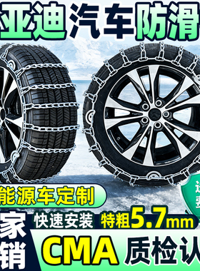 适用于比亚迪汽车防滑链汉秦元宋PLUS唐海豚海豹驱逐舰雪地轮胎链