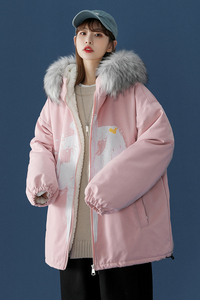 中性风 冬装 羊羔毛棉衣情侣棉衣外套棉服 男女 G900 P128图片