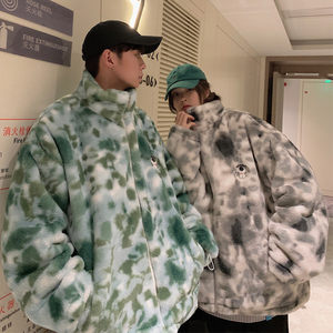 情侣装冬装 羊羔毛棉服仿兔毛太空人情侣棉衣外套 G972 P118女类图片