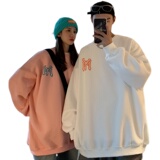 22情侣装春装印花情侣卫衣女宽松百搭外套G947P35男类，女装短外套，电商A339