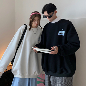 情侣装春装 字母印花新款情侣卫衣女宽松百搭外套 G941 P38 男类图片