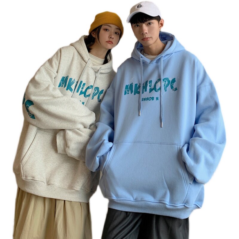 情侣装秋装太空人字母印花宽松大码情侣卫衣女外套G957P58男类,女装短外套,电商A339