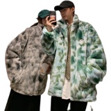 情侣装冬装羊羔毛棉服仿兔毛太空人情侣棉衣外套G972P118女类，男装棉衣，电商A339