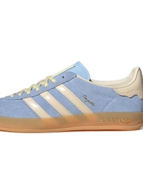 adidas三叶草GAZELLEINDOOR男女清新色休闲运动板鞋JR8028JR8029