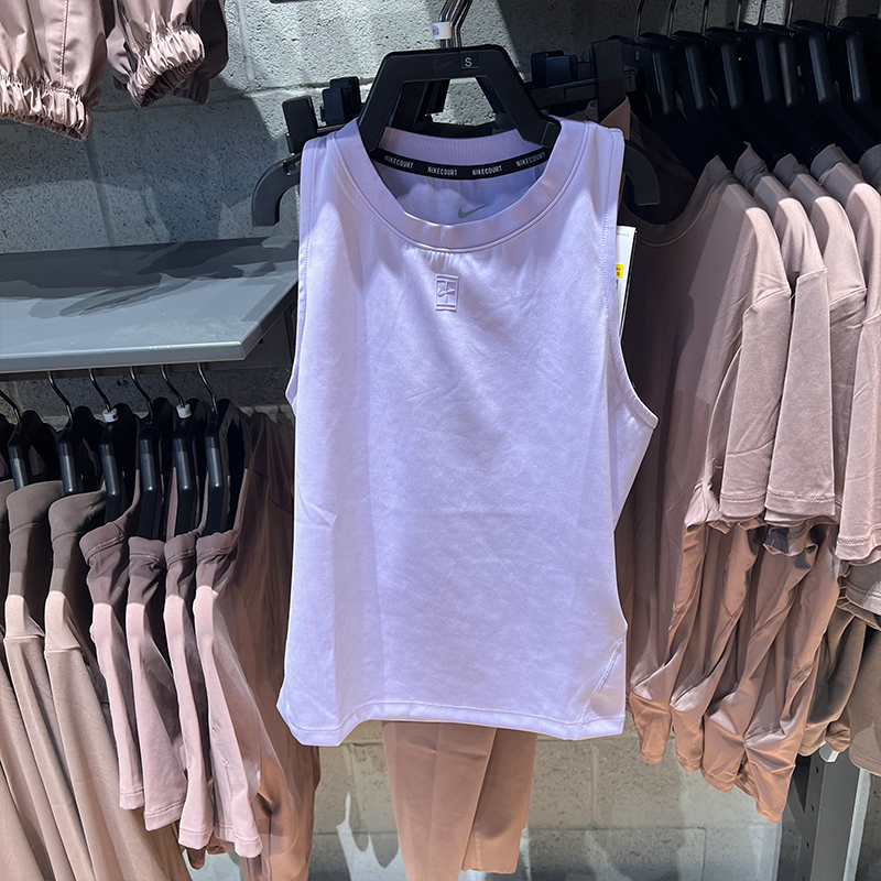Nike耐克网球背心女25春夏新款郑钦文同款无袖速干透气T恤FZ6658