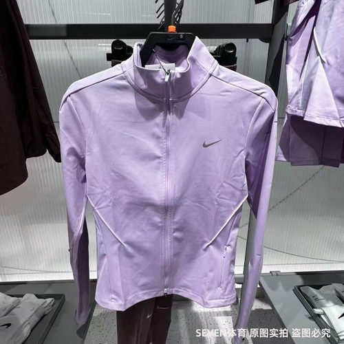 Nike耐克26春季新款女子速干拉链开襟跑步修身立领外套IB1999-511