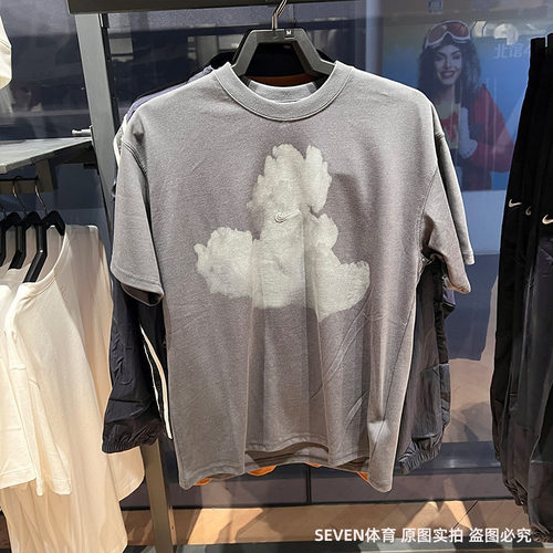NIKE耐克男25夏新款美式复古休闲透气圆领短袖运动半袖T恤 HJ0779