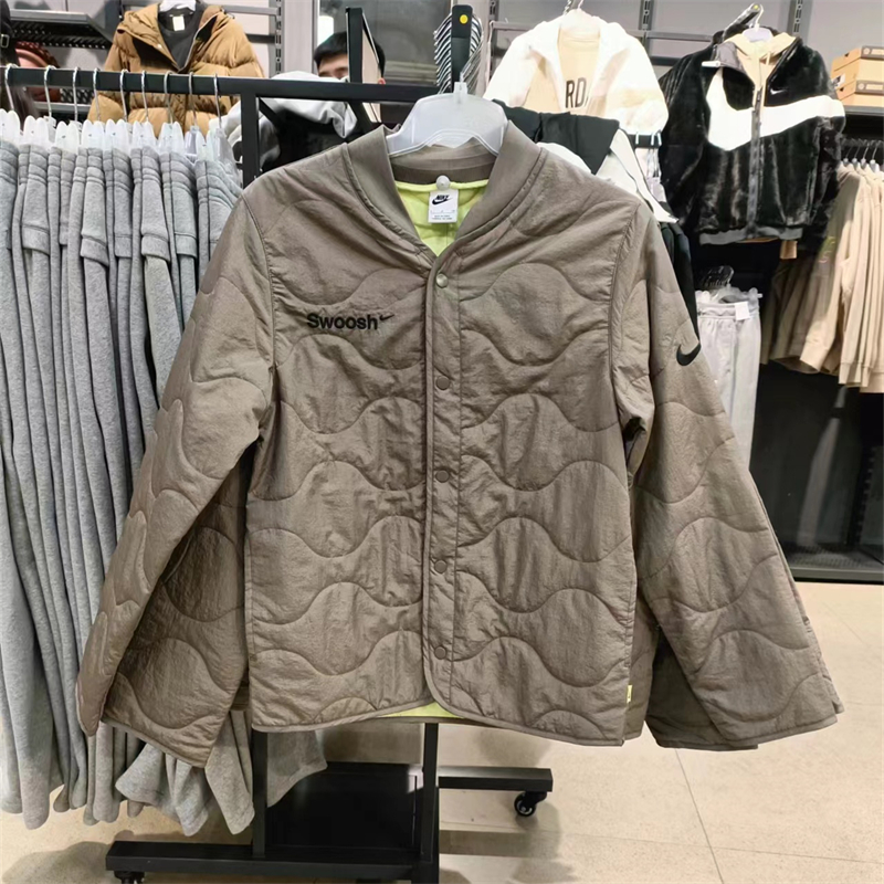 正品Nike/耐克百搭简约冬季男子运动休闲保暖夹克棉服 FB1909-031