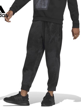 正品Adidas/阿迪达斯男百搭休闲运动加绒束脚长裤 IP4944 IP4945