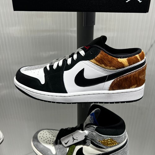 耐克/Nike Air Jordan 1AJ1黑白棕男子低帮运动篮球鞋IX8740-101