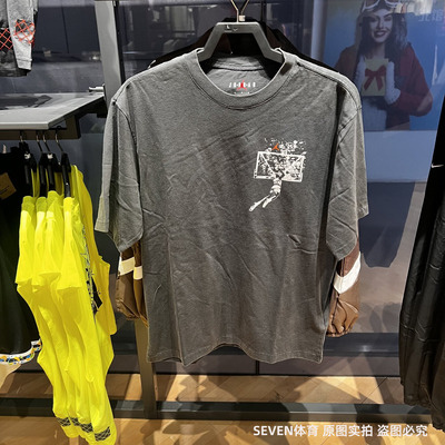 Nike耐克短袖男25夏新款时尚印花宽松休闲运动圆领T恤 IB3298-045
