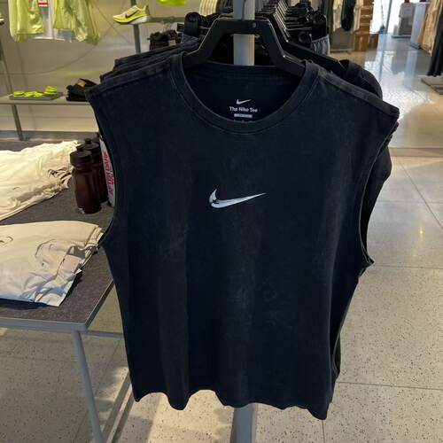 NIKE耐克夏季男子篮球运动背心背部印花休闲无袖T恤 IM6145-010