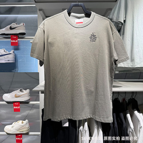 Nike耐克男子短袖夏宽松休闲草莓印花透气纯棉圆领运动T恤 HQ1202