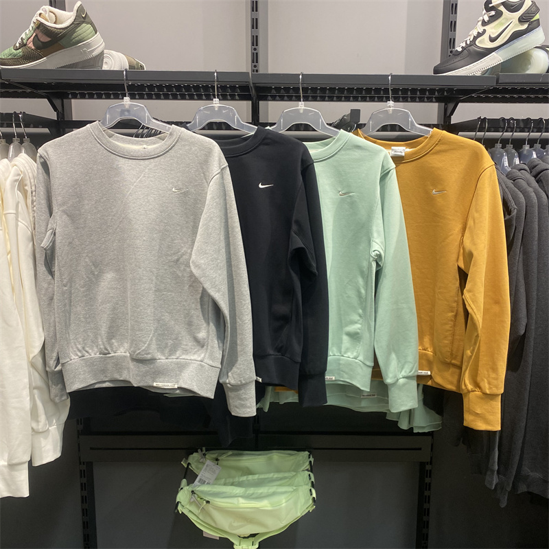 Nike耐克2022春季男子圆领跑步篮球运动休闲卫衣套头衫CK6359-010