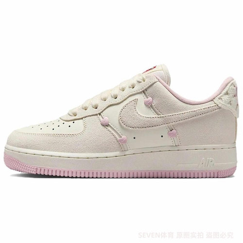 Nike耐克AirForce1AF1情人节限定爱心空军一号板鞋HV5992-111