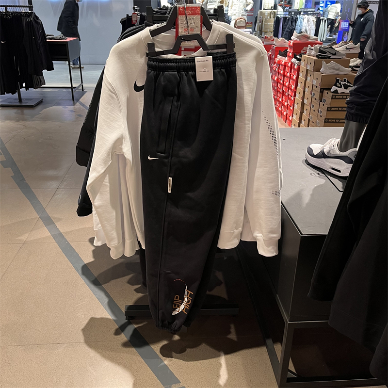 Nike/耐克男裤2023年春季新款加绒保暖运动休闲长裤 FD4062-010