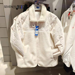 正品 运动休闲茄克上衣HK2071 Adidas阿迪达斯三叶草女子外套春季