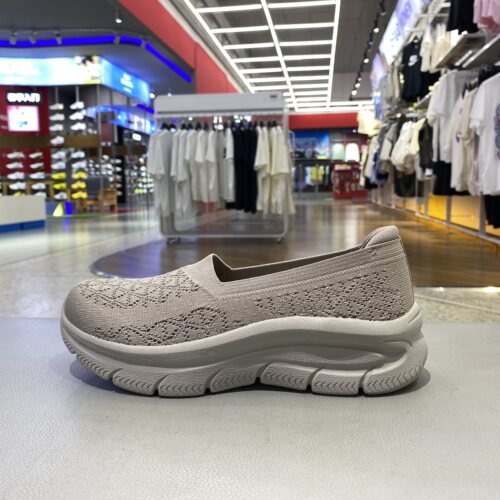 Skechers斯凯奇26夏女鞋一脚蹬休闲鞋舒适透气轻便单鞋159564-TPE