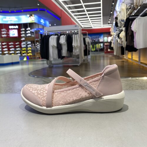 SKECHERS斯凯奇女玛丽珍休闲26一脚蹬优雅透气运动凉鞋159376-ROS