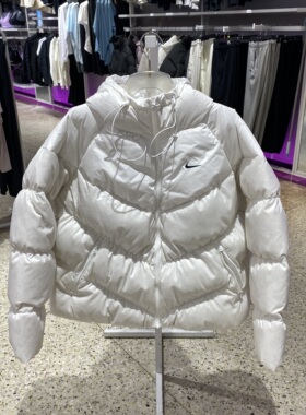 Nike耐克女子冬季新款运动休闲连帽防风加厚保暖羽绒服外套HF7871