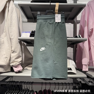 NIKE耐克男25夏季新款短裤针织透气运动休闲卷边五分裤IH0820-338