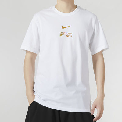 正品Nike/耐克男小勾logo SWOOSH运动休闲宽松透气短袖T恤FD1245