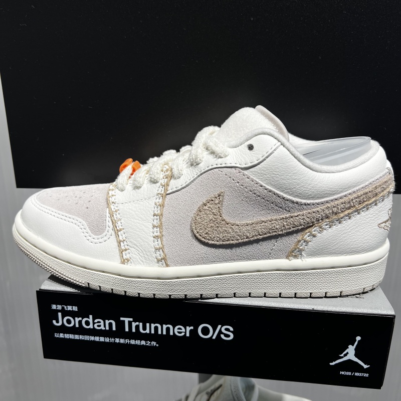 Nike耐克25冬女Air Jordan 1 LOW AJ1百搭运动篮球鞋HV4268-120
