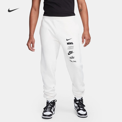 正品Nike/耐克春季款男子休闲宽松针织运动加绒长裤 DX0796-030