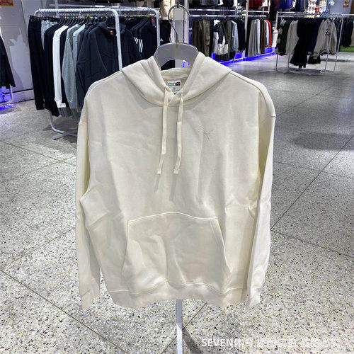 彪马PUMA冬男女同款简约休闲运动保暖透气连帽针织卫衣631153-87