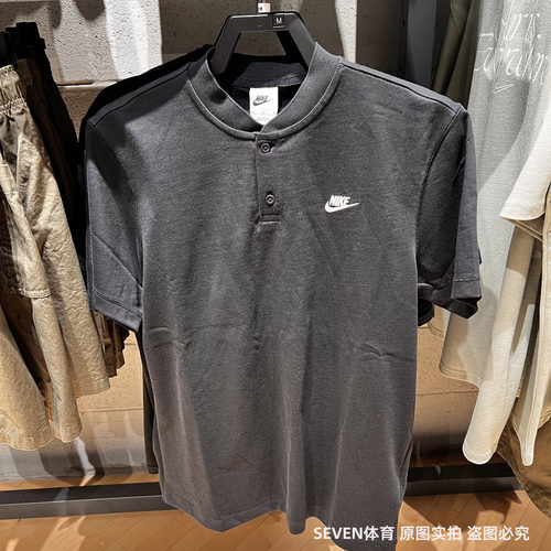 NIKE耐克男子纯棉刺绣T恤25夏季新款FUTURA舒适短袖POLO衫HQ5975