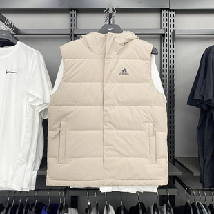 防风运动休闲立领羽绒马甲HY3935 阿迪达斯男子秋新款 正品 Adidas