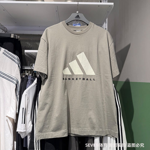Adidas阿迪达斯25夏新款男女宽松篮球短袖运动休闲半袖T恤JD6127