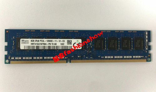 SK海力士 8G 2RX8 PC3L-12800E纯ECC UDIMM HMT41GU7AFR8A-PB内存