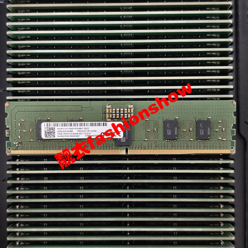 镁光16G 1RX8 PC5-6400B DDR5 6400服务器内存条RDIMM ECC