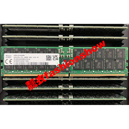现代海力士 64G DDR5 5600 ECC REG 64GB RDIMM服务器内存SK 2RX4