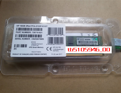 HP 726719-B21 DDR4-2133P 16G 752369-081 774172-001 Gen9内存