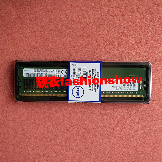 AB825520 Dell Memory 32GB 2Rx8 DDR4 UDIMM 3200 MT/s ECC
