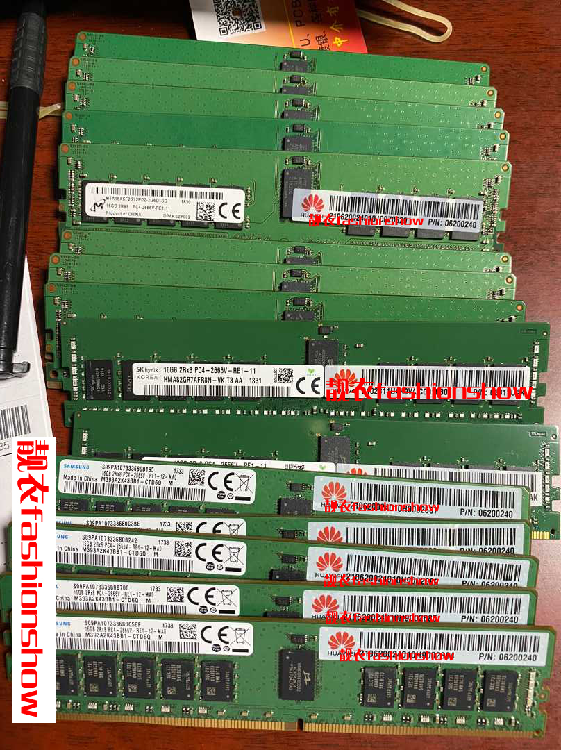 华为 06200240 N26DDR401 DDR4 2666 RDIMM 16G 2RX8 PC4-2666V