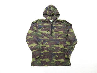 澳洲街头潮牌迷彩camo套头连帽运动单层薄夹克滑板皮肤衣anorak