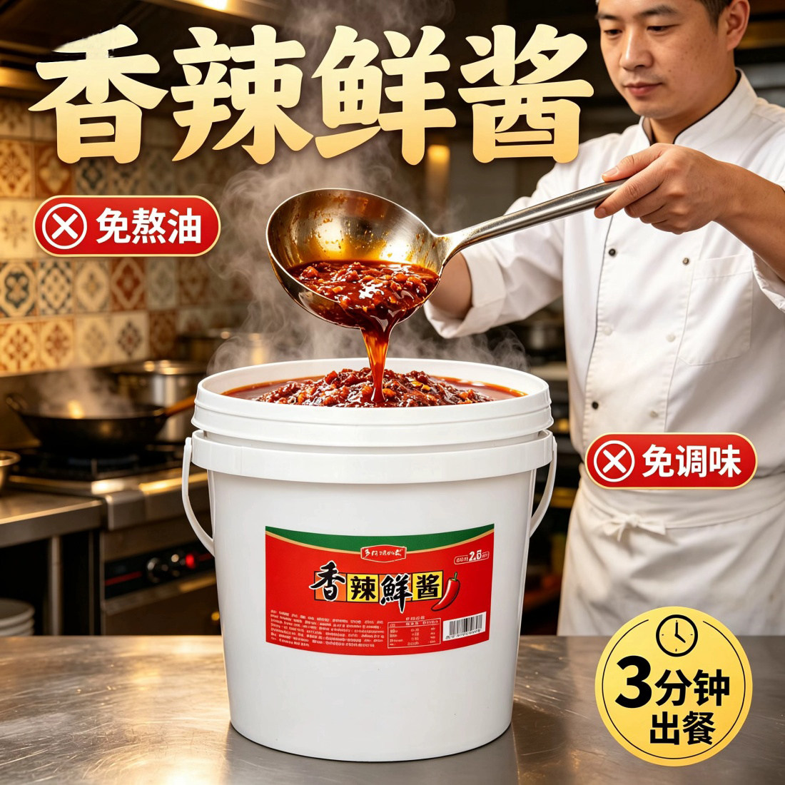 正宗香辣鲜商用大桶火锅底料