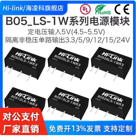 B0505LS-1WR3DC-DC电源模块