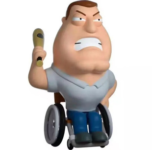 恶搞之家 住家男人轮椅哥老乔 饺子人偶 手办模型摆件动漫卡通