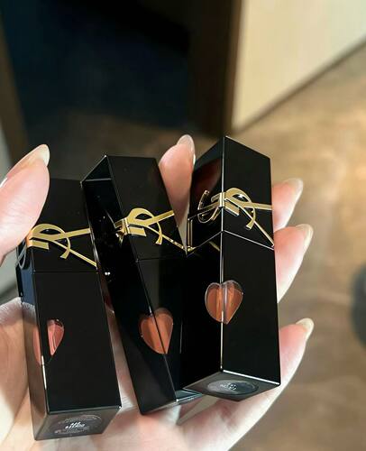 现货！Ysl/圣罗兰爱心镜面唇釉610#442#440#