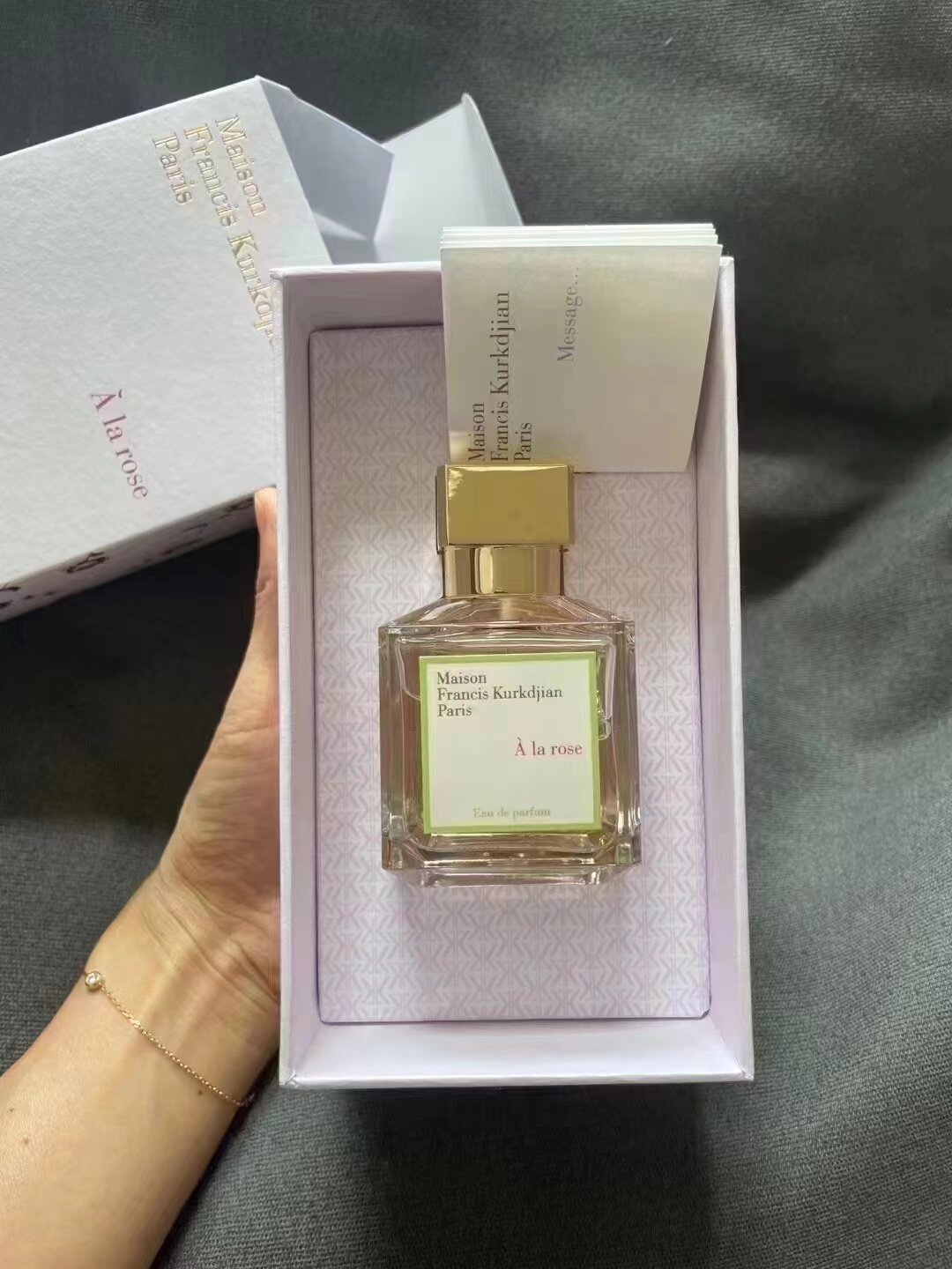 现货！欧洲采购MFK A la Rose一支玫瑰香水5ml/70ml图片