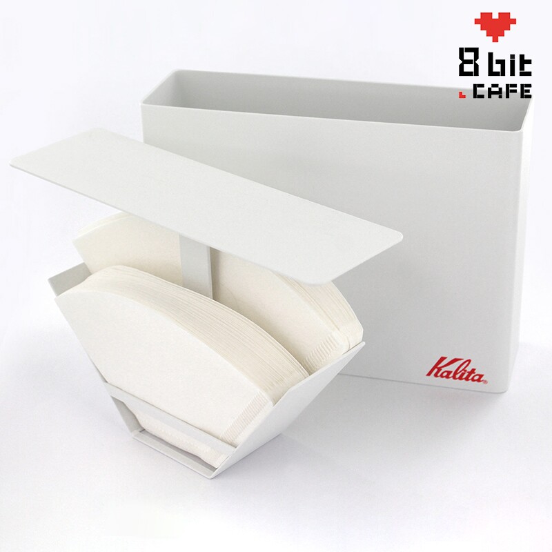 日本Kalita 手冲咖啡滤纸盒 防尘收纳架扇形101/102金属滤纸盒