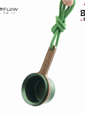 AIRFLOW气流黑胡桃木量豆勺短柄长柄咖啡粉豆勺原创专业定量勺12g