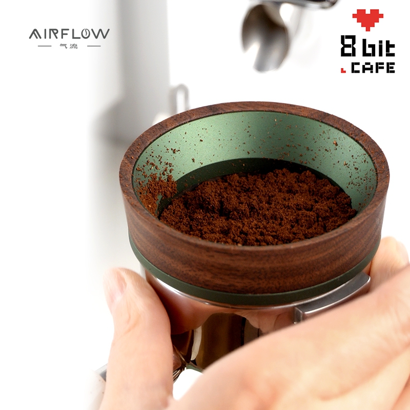 气流磁吸接粉环防飞粉胡桃木