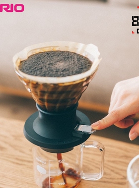 HARIO聪明杯 日本V60滤杯 手冲咖啡玻璃过滤杯浸泡茶套装器具