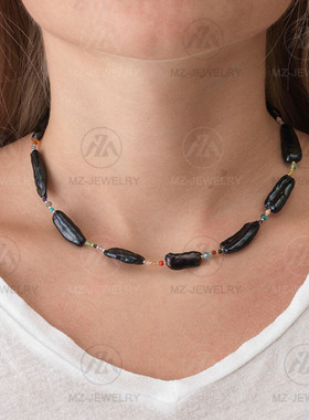 淡水巴洛克珍珠项链时髦短款气质